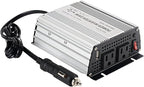 200W Power Inverter DC 12V，Output 110V-120V AC Car Inverter with USB Car Adapter