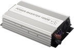 1000W Power Inverter, Dual AC Outlets, DC 12V to 110V AC Car Converter with USB Charging Port for Smartphone, Laptop, Tablet.