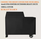 Grill Cover for Traeger Grills BAC761 Woodridge Pellet Grill and Smoker TFB86MLH All Weather 600D Waterproof Grill Cover,Traeger Woodridge Cover