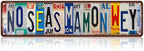 Vintage No Seas Mamon Wey Wall Decor Street Signs Mexico Metal Tin Signs 16 x 4 Inches