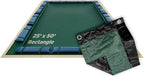 Buffalo Blizzard Supreme Plus 25 ft x 50 ft Rectangular Winter Pool Cover | Green/Black | Heavy Duty for Above Ground Swimming Pools | Easy Install | Cold & UV Resistant | Seasonal Debris Protection