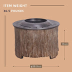 Afterglow Bonfire 20.5 Inch Smokeless Fire Pit with Removable Ash Pan - Portable Outdoor Fire Pit - Stainless Steel - Wood Burning Lightweight Fireplace, Ideal for 4-6 People