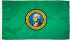 FlagSource Washington Nylon State Flag, Made in the USA, 4x6'