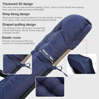ERWUDEling Zero Gravity Lounge Chair Cushion 67 Inch - Thick & Soft Waterproof Patio Furniture Cushion for Outdoor/Indoor Use, Non-Slip with 8 Ties, Blue (19" W x 67" L x 4" T)