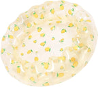 29 Inch Inflatable Swimming Pool, PVC Portable Blow Up Ball Play Pit Pool for Kid Indoor Outdoor Backyard (Transparent Lemon)