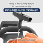 Husqvarna 445 Gas Chainsaw, 50-cc 2.8-HP, 2-Cycle X-Torq Engine, 18 Inch Chainsaw with Automatic Oiler, For Wood Cutting and Tree Trimming