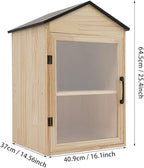 Outdoor Library Book Box - 2-Tier Literature Exchange Box Outdoor Book Storage Little Wood Cabinet with Shelf for DIY, Neighborhoods Community and Schools Sharing Books, Literature (Style 2)
