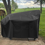ZJYWSCH Grill Cover for Rec Tec Flagship XL 1400 Pellet Smoker Grill Offset Smoker Cover Outdoor Waterproof for RecTec RT-1400 Flagship 1400 Wood Pellet Grill Cover Heavy Duty