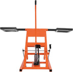 Lawn Mower Lift, 500Lbs Lawn Mower Lift Carbon Steel Hydraulic Lift Jack Lawnmower Lift Tool Adjustable Lawnmower Lifts w/Hydraulic Foot Pedal for Garden Tractors All-Terrain Maintenance and Repair