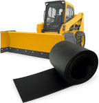 SIMOND STORE - Snow Plow Rubber Cutting Edge – Heavy Duty 96" x 6" x 1" Snow Plow Deflector Smooth & Surface-Safe Snow Clearing - Fit for ATV, Tractors, Skid Steers & UTVs Snow Pusher Cutting Edge