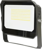 LAMPHOME LED Flood Lights Outdoor 35/60/80W and 3000/4000/5000K Adjustable 10400Lm,Dusk-to-Dawn Sensor o Dawn Flood Light for Yard, Garage, Garden,UL Listed,Includes Include Slip Fitter Mount