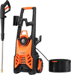 VEVOR Electric Pressure Washer, Max 4500 PSI and 3.2 GPM with Pressure Adjustment, High Power Pressure Cleaning Machine with 4 Quick Connect Nozzles, for Cars/Fences/Driveways/Patios/Home Cleaning