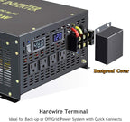 WZRELB 5000W 48V 110V Pure Sine Wave Power Inverter with 4 AC Outlets,Bipolar High-Frequency Inverter