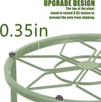 Metal Plant Stands, Anti-Rust Iron Flower Pot Stand, Heavy Duty Plant Pot Shelf, Decoration Racks for Home Indoor and Outdoor 10 Pcs (Green)