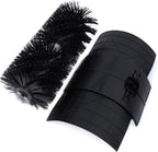 Power Sweeper Brush Couple Shield Attachment for 52CC 2 Stroke 2.3HP Gasoline Outdoor Handheld Sweeper Walk Behind Sweeper Sweeping Broom