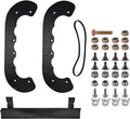 99-9313 Snow Blower Rubber Paddles (10MM Thick) & 133-5585 108-4884 Scraper & 121-6622 V-Belt for Toro PowerClear 721 821 Qze R E R-C Snowblower Paddle with Mounting Hardware Kit