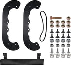 99-9313 Snow Blower Rubber Paddles (10MM Thick) & 133-5585 108-4884 Scraper & 121-6622 V-Belt for Toro PowerClear 721 821 Qze R E R-C Snowblower Paddle with Mounting Hardware Kit