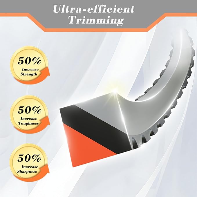 Cluparis 5-Pound Heavy Duty Sawtooth Trimmer Line .095-inch, 0.095" Sawtooth Weed Eater String Fits Medium & Heavy Grass & Weeds, 095 Trimmer String for Universal Weedeater Line of Premium Nylon