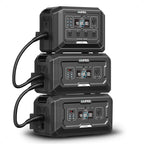 OUPES Mega 1 Power Station Home Backup Power Kit – 5120Wh (1024Wh + 2×2048Wh Batteries), 2000W Output, 36min Fast Recharge, LiFePO4 Whole House Generator with UPS & APP for Blackouts