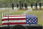 DANF Memorial American Flag 5x9.5 ft Burial Flag 100% Heavy Duty Cotton for Veteran,Embroidered Stars, Sewn Stripes,Brass Grommets US USA Military Flags for Display Case