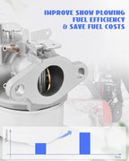 536.885214 Carburetor Fit for Craftsman Snow Blower Model Carb Replace 536885214