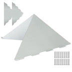 Snow Splitter for Chimneys, 2pcs Adjustable Angle Roof Snow Diverter Universal Fit on All Metal Roof Types, Fits 2-31.5 Inch Pipes, Prevents Ice Dams & Winter Hazards