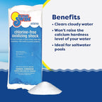In The Swim Bromine Plus and Chlorine-Free Shock Bundle: Includes 25 Pound Bucket of Bromine Plus and 24 x 1 Pound Bags Chlorine-Free Shock - Effective Low Odor Alternative