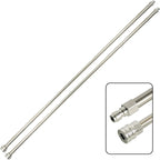 Hourleey Pressure Washer Extension Wand, 120 Inch (10ft) Stainless Steel with 1/4" Quick Connect Power Washer Lance, 2 Pack 60" Each Wand