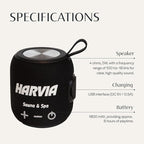 Almost Heaven Bluetooth Sauna Speaker, Portable Waterproof Speakers with Heat Resistance, Designed for Wet & Dry Saunas, Wireless Bluetooth Speaker with USBC Charging, Made for Indoor & Outdoor Saunas