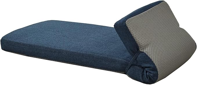 30 x 14 Inch Piano Bench Cushions for Indoor Furniture with Ties Non Slip Kitchen Dining Room Bench seat Cushion for Shoe Storage Ottoman Window Settee Pad，Navy Blue