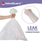 Trash Bags Garbage Bag 13 Gallon Drawstring Tall Waste Bag for Kitchen Office Party 0.6 Mil (110 Count)