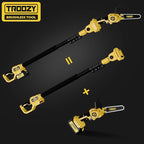 2-in-1 Cordless 6" Pole Saw & Chainsaw, 21V 3Ah Battery, 7.7lb Lightweight, 15ft Max Reach, Rotatable - For Tree Trimming
