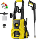 Pressure Washer-5000PSI with 4 Nozzles, 35FT Power Cord, Power Washer Cleaning Machine with Foam Cannon for Cars Fences Driveways Patios Home Cleaning