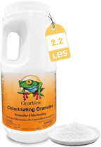CLEARVIEW Chlorine Granules 2.2 Lbs for Swimming Pools, Pool Chlorine Shock Granular Sanitizer for Spas, Fast Dissolving Chlorinating Granules for Hot Tubs, 2.2 Pounds