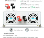 WZRELB 2500W 12V Pure Sine Wave Solar Power Inverter DC AC Converter