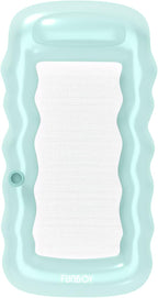 FUNBOY Clear Inflatable Mesh Pool Lounger Mesh Water Hammock with Built-in Pillow 70" Pool Hammock Float for Adults Swimming Pool Accessories & Tanning Pool Lounger Float for Pool Party & Summer