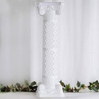 Efavormart 4 Pillars/Set Venetian Roman Wedding Columns Holds Flower Plates 41" Tall(Height Adjustable)