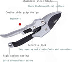 Pruners, German Pruning shears, Work 3 Times Easier, Sharp, High Strength gardening tools, for hedge, bonsai, floral, small stem, orchard and vegetable, upgraded, garden scissors, black