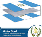 Guatemala Guatemalan Flag 3x5 ft Outdoor, Double Sided 3 Ply Heavy Duty Guatemala National Country Flag, 100% Quality Polyester Guatemalan Banner with Brass Grommets 4 Rows Stitches