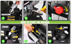 4200PSI Gas Pressure Washer 4.0GPM Gas Power Washer 212CC Gas Powered Washing Machine Commercial High Pressure Washer with 25ft Hose&5 Nozzles for Patio Garden Yard Vehicle,EPA/CARB/ETL (Black)