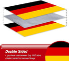 Germany German Flag 3x5 ft Outdoor, Double Sided 3 Ply Heavy Duty National Flag for DE, 100% Quality Polyester German Banner with Brass Grommets 4 Rows Stitches