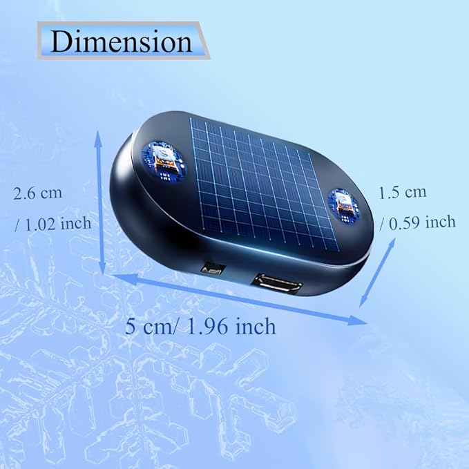Riloer Electromagnetic Wave Anti Freezing And Snow Removal Device 3pcs, Anti Freeze Electromagnetic Car Defroster For Snow Removal, Electromagnetic Car Snow Removal Device