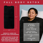 Infrared Sauna Blanket - Portable Sauna Blanket for Home Weight Loss and Detox, Personal Far Infrared Dry Therapy Bag for One Person Relaxation with Adjustable Temp 95-176°F. 120V 400 Watts 70" x 31"