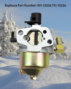 951-05444 Carburetor Fit for Troy-Bilt Storm 2410 31BS6BN2711 Snow Blower 170SD 175SC Carb, Snowblower Tune up Kit