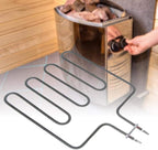 Heating Component, Electric Heating for Sauna Stove Stainless Steel Straight Heat Sauna Heating Component(2000W)