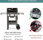 Grill Replacement Parts for Weber Spirit, 7635 Flavorizer Bars 15.3 Inch Flavorizer Bars and 69785 Burner for Weber Spirit I & II 200 with Front Control, Spirit E210, E220, S210, S220