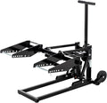 Riding Mower Lift,550 lbs Capacity Lawn Mower Lift Jack with Hydraulic Jack,Foldable Design for Zero Turn Mower Lift and Garden Tractors, Black