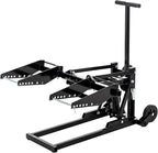 Riding Mower Lift,550 lbs Capacity Lawn Mower Lift Jack with Hydraulic Jack,Foldable Design for Zero Turn Mower Lift and Garden Tractors, Black