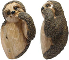Sloth Tree Hugger, Outdoor Decorations, Resin Garden Sculpture Ornament, Tree Peeker Statue, Halloween Gardening Gifts for Housewarming, Handmade with Details, Durable & Waterproof
