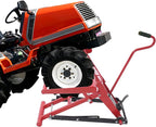 Lawn Mower Lift, 350Lbs Lawn Mower Lift Carbon Steel Hydraulic Lift Jack Lawnmower Lift Tool Adjustable Lawnmower Lifts w/Hydraulic Foot Pedal for Garden Tractors All-Terrain Maintenance and Repair